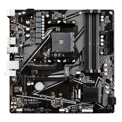 Gigabyte MB GBT AMD AM4 A520M DS3H V2