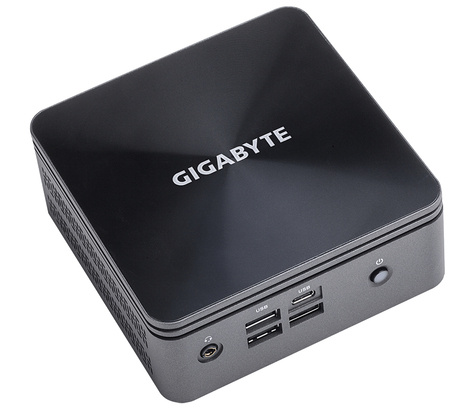 Gigabyte BRIX s GB-BRi3H-10110 (rev. 1.0) - Ultra Compact PC Kit - Core i3 10110U 2.1 GHz - 0 GB