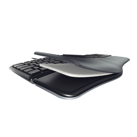 Cherry KB KC 4500 ERGO Zwart bedraad Retail QWERTY