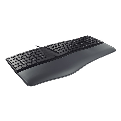 Cherry KB KC 4500 ERGO Zwart bedraad Retail QWERTY