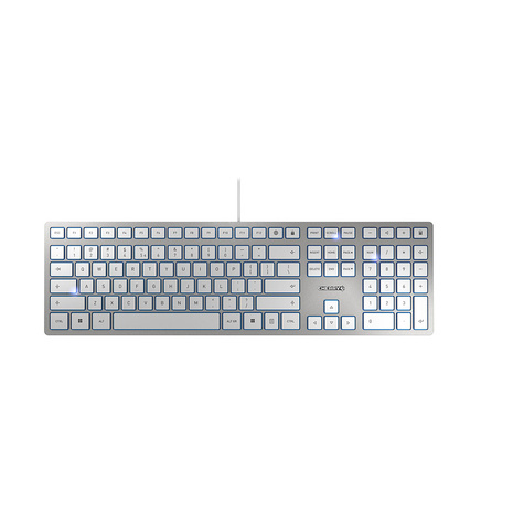 Cherry Cherry KB KC 6000 Zilver-Wit bedraad Retail