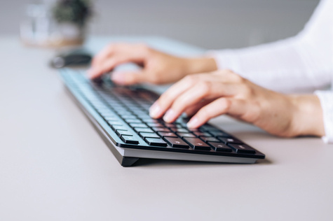 Cherry KB KW 9100 SLIM Zwart draadloos Retail QWERTY