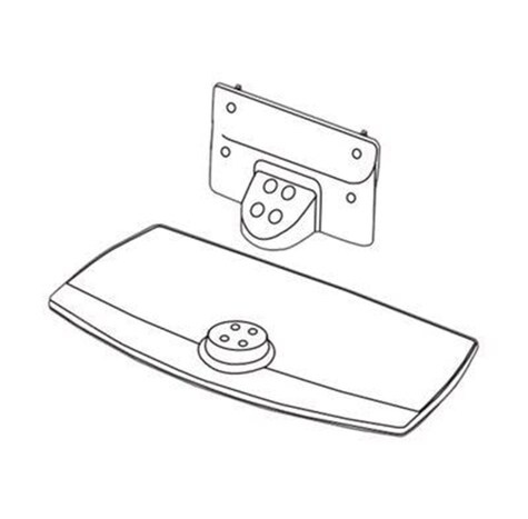 LG AM-ST19CA - stand - pole type design - for LCD TV