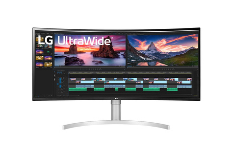 LG Curved LED-Monitor UltraWide 38WN95CP-W - 95.29 cm (38") - 3840 x 1600 UWQHD+