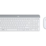 Logitech Logitech Slim Wireless Combo MK470 - keyboard and mouse set - QWERTZ - German - off-white