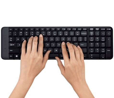 Logitech NL MK220 Wireless Desktopset US Layout QWERTY