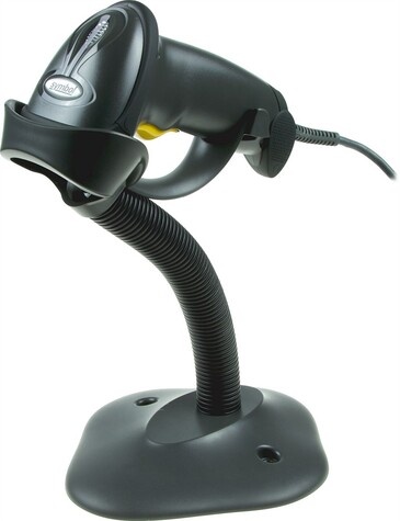 Zebra LS2208-SR Handheld Scanner - USB - Stand