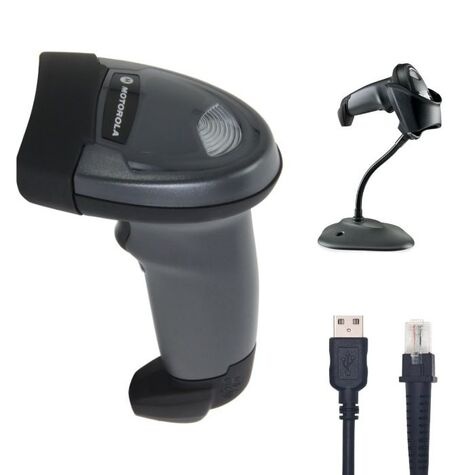 Zebra LI2208-SR Handheld Scanner - USB - Stand