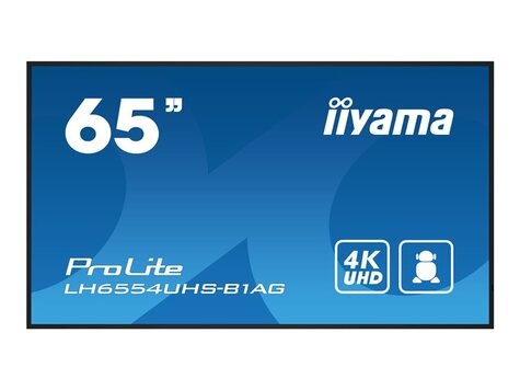 Iiyama ProLite LH6554UHS-B1AG 65" Class (64.5" viewable) LED-backlit LCD display - 4K - for digital signage