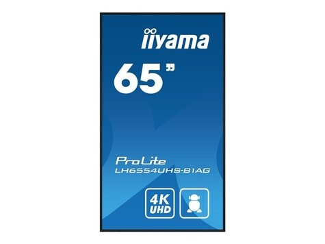 Iiyama ProLite LH6554UHS-B1AG 65" Class (64.5" viewable) LED-backlit LCD display - 4K - for digital signage
