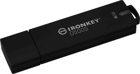 Kingston IronKey D500S - USB flash drive - 8 GB - TAA Compliant