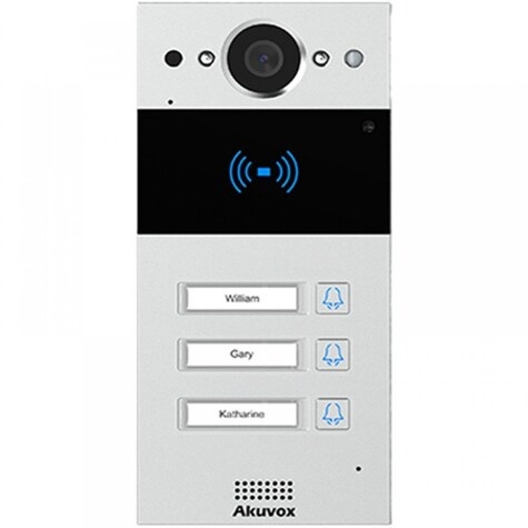AKUVOX AKUVOX R20BX3 Intercom - 3 button incl. opbouw set