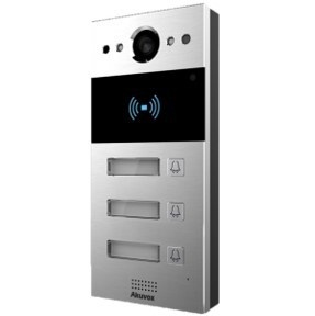 AKUVOX R20BX3 Intercom - 3 button incl. opbouw set