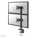 Newstar Newstar FPMA-D960DVBLACKPLUS Neomounts tafelhouder voor twee breedbeeldschermen en gebogen monitoren tot 49" (124 cm) 15KG