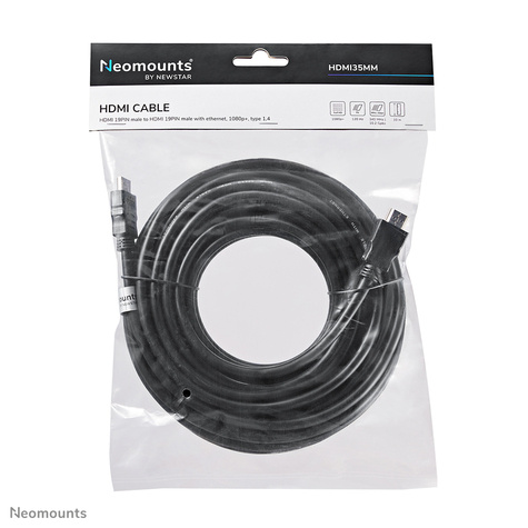 Neomounts HDMI 14 Kabel, High speed, HDMI 19 Pins M/ M, 10 Meter KG HDMI35MM Neomounts