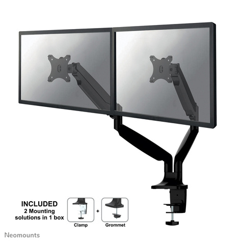 Neomounts Neomounts Tafelbeugel voor twee flatscreens tot 32" (82 cm) 9KG NM-D750DBLACK Neomounts
