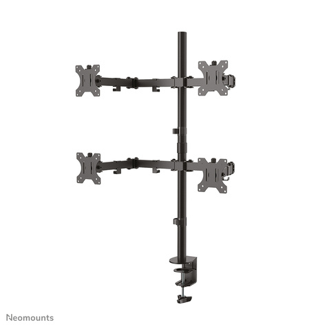 Newstar Volledig verplaatsbare tafelhouder voor 4 schermen 13-32" 8kG FPMA-D550D4BLACK Neomounts