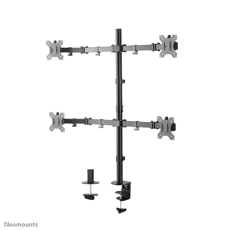 Newstar Volledig verplaatsbare tafelhouder voor 4 schermen 13-32" 8kG FPMA-D550D4BLACK Neomounts