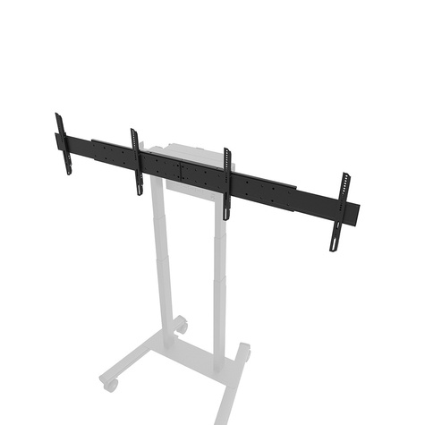 Neomounts Adapter met dubbel scherm (42" -65") max. 100 kg opt. voor FL55-875BL1 + WL55-875BL1 Neomounts Zwart