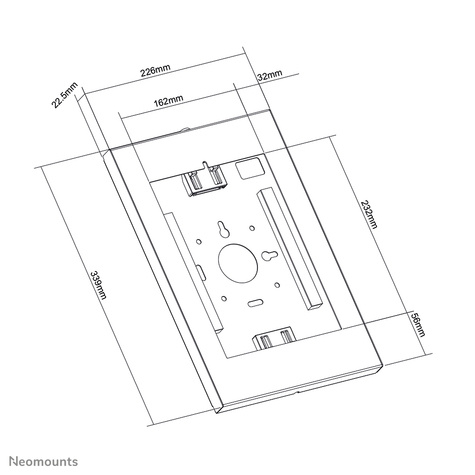 Newstar Tabletwandbeugel voor 9,7-11''-tablets WL15-650WH1 Neomounts White