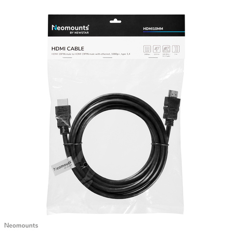 Newstar HDMI 14 Kabel, High Speed, HDMI 19 Pins M/ M, 3 Meter KG HDMI10MM Neomounts