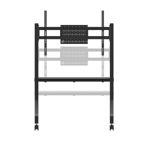 Newstar Mobiele vloerstandaard voor flatscreen-tv's tot 86 inch, draagvermogen van 76 kg, 4 hoogteposities Neomounts