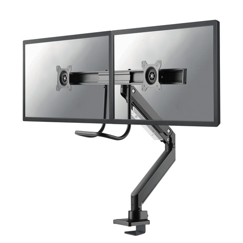 Neomounts 10-32 Inch - Flatscreen bureaubevestiging - Klem - 2 schermen - Zwart