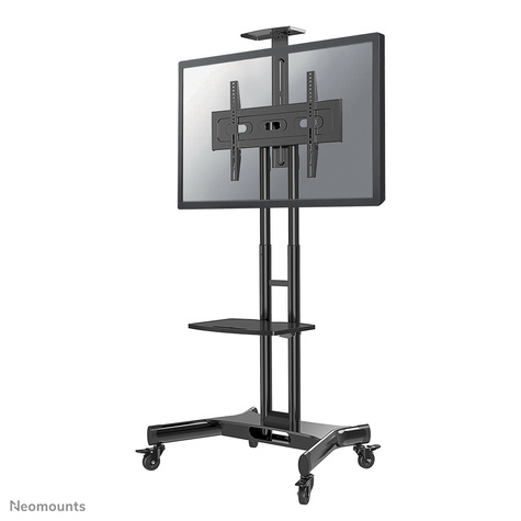 Neomounts Selecteer mobiele vloerstandaard voor flatscreen-tv's tot 75" (191 cm) 50KG NM-M1700BLACK Neomounts