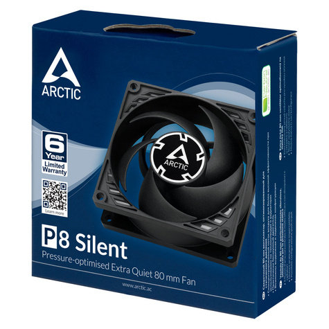 Arctic Cooling Arctic P8 Silent (Black) - 80mm