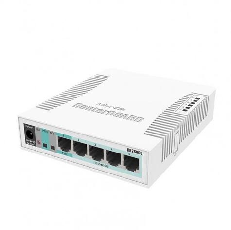 MikroTik MikroTik RB260GS - 5 poort switch + SFP cage