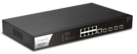 DrayTek VigorSwitch PQ2121x 12 poorts Layer 2+  managed switch