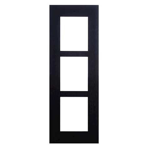 2N Inbouw installatie frame voor 3 modules (zwart)