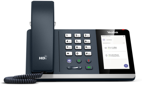 Yealink MP50 - Teams Edition IP phone - Black - Wired handset - Wi-Fi