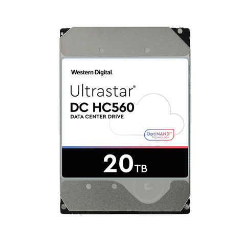 Western Digital WD 20TB Ultrastar DC HC560 (SATA) WUH722020ALE6L1 512e/4Kn SED