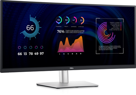 DELL P3424WE - LED monitor - curved - 34" 4K