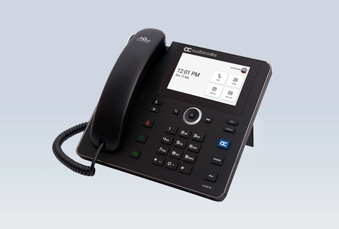 AudioCodes Teams C455HD IP-Phone PoE GbE black with integrated BT and D