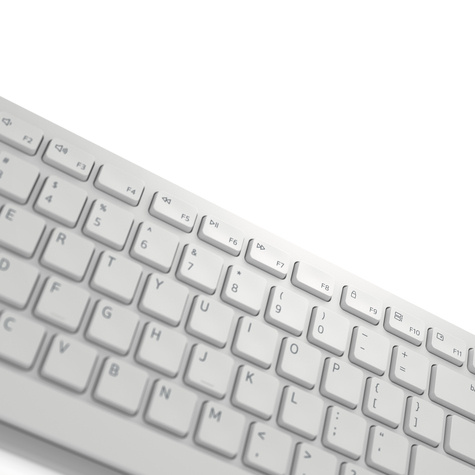 DELL Pro Wireless Keyboard and Mouse - KM5221W - Belgian (AZERTY) - White