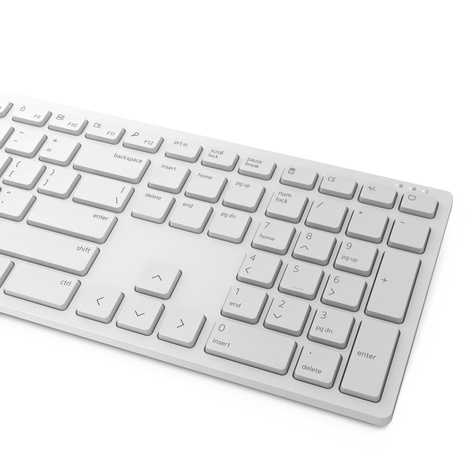 DELL Pro Wireless Keyboard and Mouse - KM5221W - Belgian (AZERTY) - White