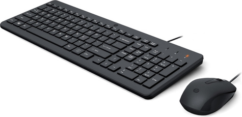 HP HP 150 Wired Keyboard and Mouse Set - QWERTY