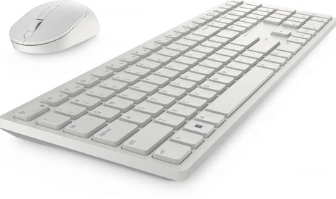 DELL DELL Pro Wireless Keyboard and Mouse - KM5221W - US International (QWERTY) - White