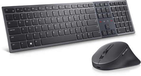 DELL Wireless Keyboard and Mouse Set for the cooperation Premier KM900 - US Layout - Graphite