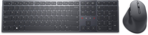 DELL Wireless Keyboard and Mouse Set for the cooperation Premier KM900 - US Layout - Graphite