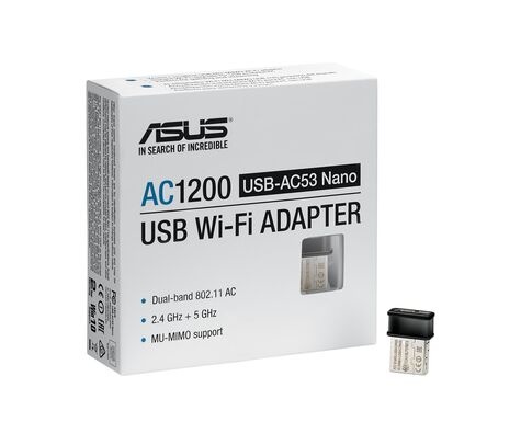 Asus Asus WL-USB     ASUS USB-AC53 NANO USB WLan AC1200 Dongle