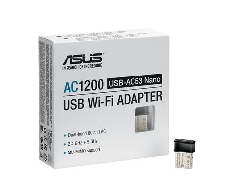 Asus WL-USB     ASUS USB-AC53 NANO USB WLan AC1200 Dongle