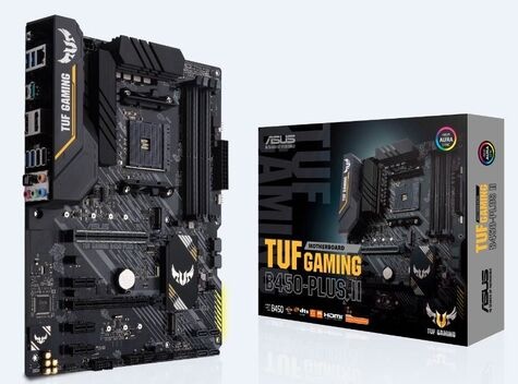 Asus TUF B450-PLUS GAMING II         (AMD,AM4,DDR4,ATX)