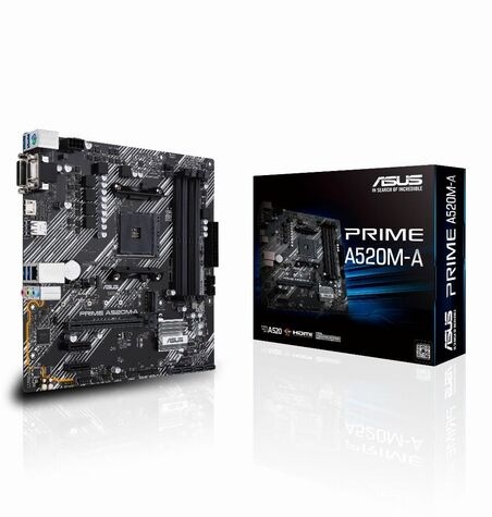 Asus PRIME A520M-A II/CSM             (AMD,AM5,DDR4,mATX)