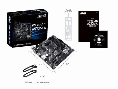 Asus PRIME A520M-A II/CSM             (AMD,AM5,DDR4,mATX)