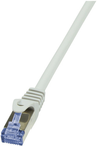 LogiLink RJ45 1.00m Grijs Cat6A S/FTP