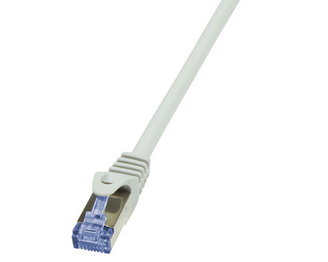 LogiLink LogiLink RJ45 10.00m Grijs Cat6A S/FTP