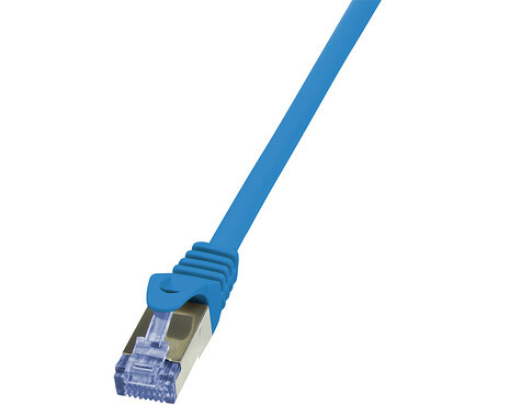 LogiLink RJ45 10.00m Blauw Cat6A S/FTP